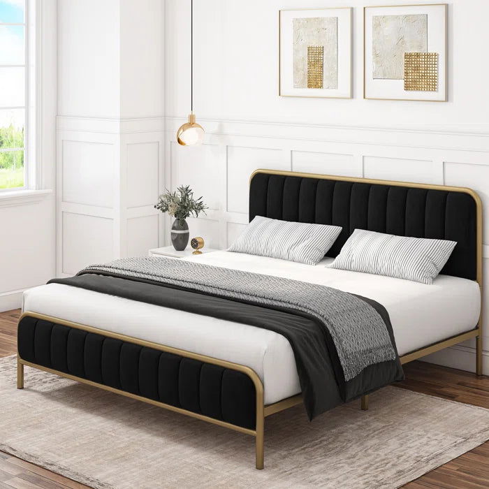 NightCraft Modern Royal Upholstered Bed - Furnishiaa -  -
